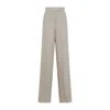 Max Mara Sequoia High-waist Tailored Pants In Grey