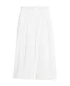 Max Mara High-waisted Wide-legged Trousers In White