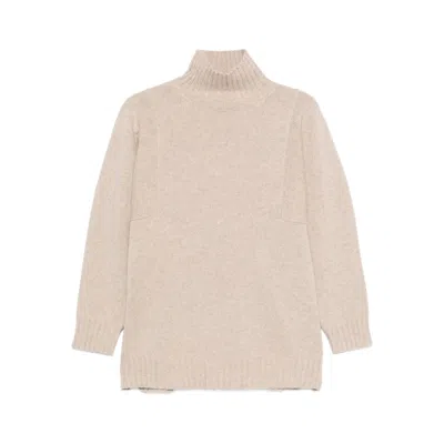 Max Mara High-neck Sweater In Neutral