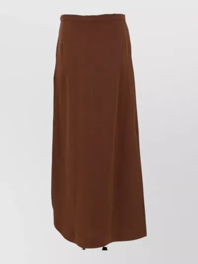 Max Mara High-rise Skirt In Brown