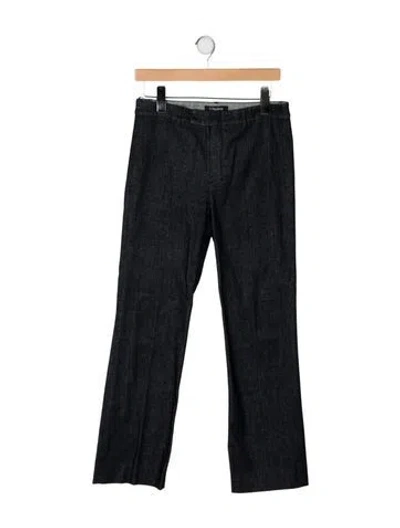 Pre-owned Max Mara High-rise Wide Leg Jeans In Black