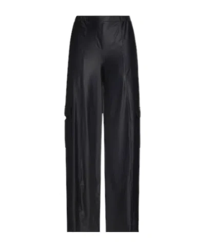 Max Mara High-waisted Casual Cargo Pants In Black