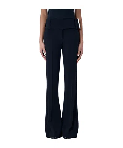 Max Mara High-waisted Flared Trousers In Black