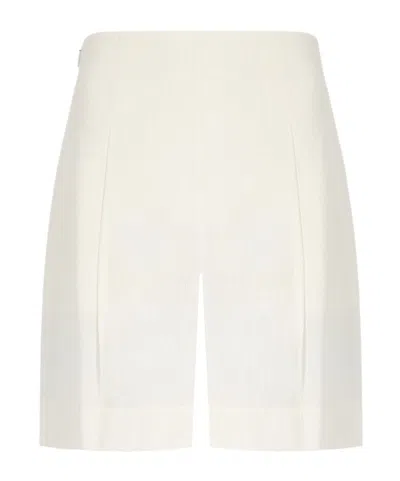 Max Mara High-waisted Shorts In White