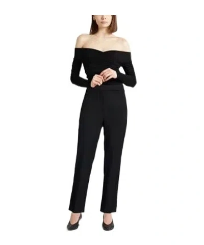 Max Mara High-waisted Slim Tapered Pants In Black