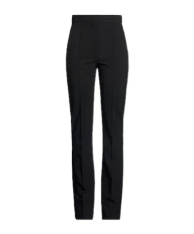 Max Mara High-waisted Slim-fit Bootcut Pants In Black