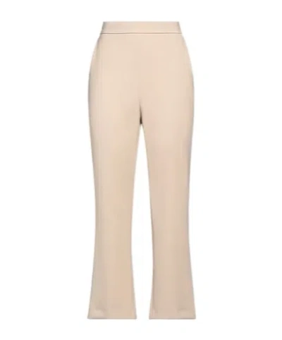 Max Mara High-waisted Straight-leg Pants In Neutral