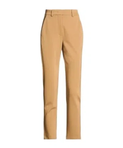 Max Mara High-waisted Straight-leg Pants In Neutral