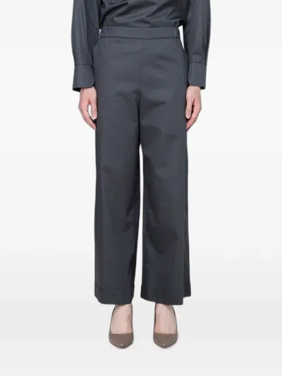 Max Mara High-waisted Trousers In Black