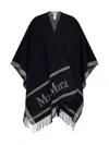Max Mara Hilde Cape In Blue