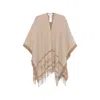 Max Mara Hilde Cape In Brown