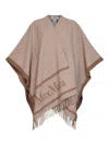 Max Mara Hilde Cape In Brown
