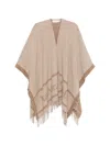 Max Mara Hilde Cape In White