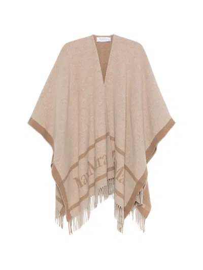 Max Mara Hilde Cape In White