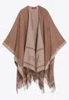 Max Mara Tailored Wool Coat With Fringe Detailing And Elegant Silhouette