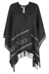 Max Mara Hilde Logo Cape In Black