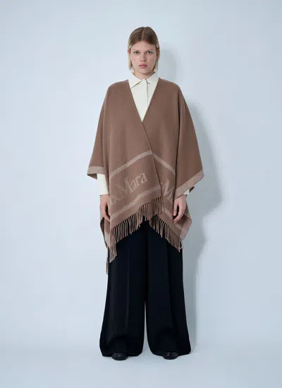 Max Mara Hilde Logo Motif Scarf