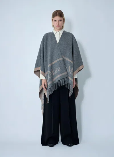 Max Mara Hilde Logo Motif Scarf