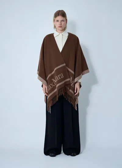 Max Mara Hilde Logo Motif Scarf