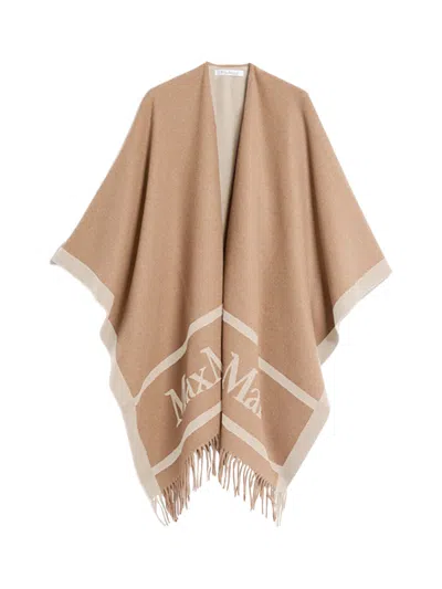 Max Mara Hilde Poncho Brown