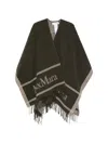 Max Mara Hilde Stole Brown In Green