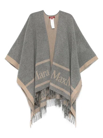 Max Mara 'hildestd' Cape  Studio In Gray