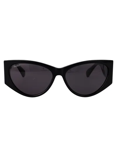 Max Mara Hinge-1 Sunglasses In Black
