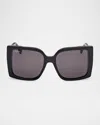 Max Mara Hinge Acetate Square Sunglasses
