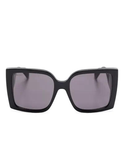 Max Mara Hinge Sunglasses In Black