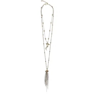 Max Mara Hobby Gold Necklace In Metallic