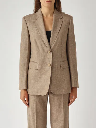 Max Mara Hodeida Blazer In Brown