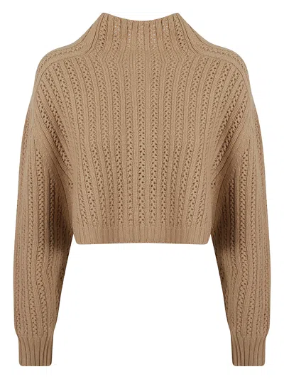 Max Mara Hodeida Sweatshirt In Brown