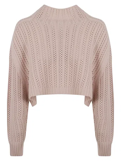 Max Mara Hodeida Sweatshirt In Powder
