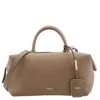 Max Mara Holdall Colonial Leather Bowler Bag