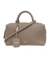 Max Mara Holdall Logo Shoulder Bag In Gray