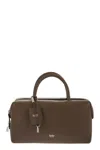 Max Mara Holdallm - Medium Satchel In Natural Leather In Brown