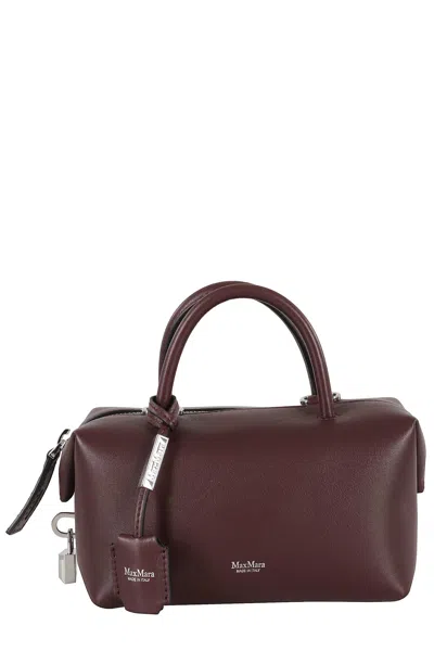 Max Mara Holdalls In Burgundy