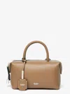 Max Mara Holdalls Small Shiny Leather Satchel Bag
