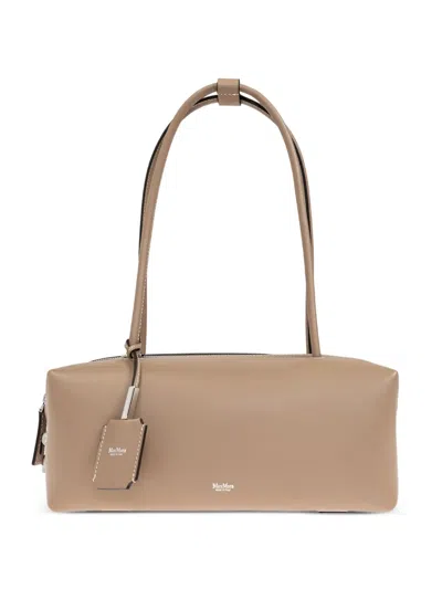Max Mara Holdallstring Shoulder Bag In Purple