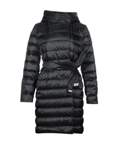 Max Mara Hooded And Sewn Cotton Clothes In Black