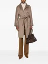 Max Mara Hazelnut Midi Cardigan Coat In Cashmere In Brown
