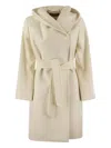 Max Mara Cappotto Newmang Bianco In Neutral