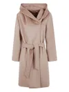 Max Mara Hooded Belted "newmang" Coat