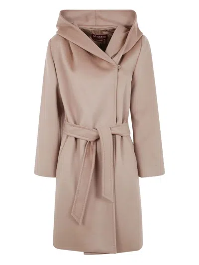 Max Mara Hooded Belted "newmang" Coat