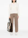 Max Mara Hooded Cashmere Cardigan In Multi
