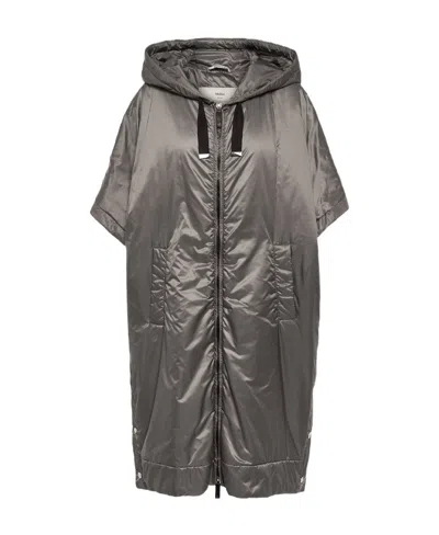 Max Mara Hooded Casual Jacket In Black