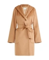 Max Mara Maxmara Teddy Bear Icon Coat Camel In Brown