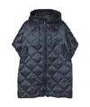 Max Mara Down The Cube Quilted Jacket In Black