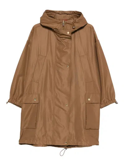MAX MARA HOODED FLAP-POCKET JACKET