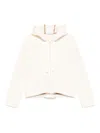 Max Mara Hooded Jacket In 白色